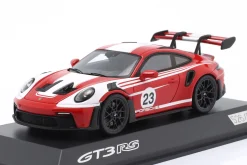 Porsche 911 (992) GT3 RS #23 Salzburg Design rot / weiß 1:43 Spark