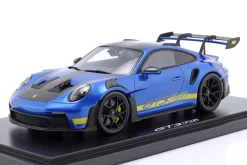 Porsche 911 (992) GT3 RS Sonderwunsch Lauerskaschmirblaumetallic 1:18 Spark