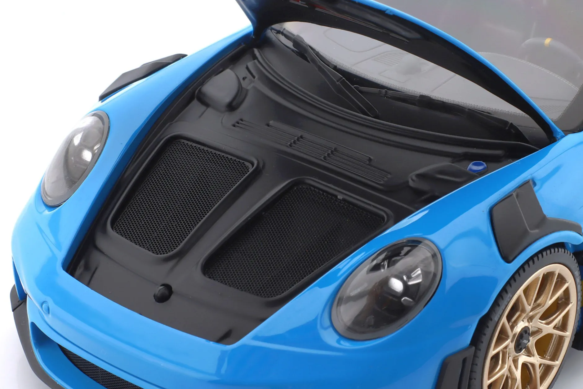Porsche 911 (992) GT3 RS Tribute 24h Daytona 2003 Rivierablau 1:18 Minichamps