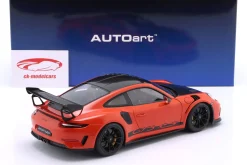 Porsche 911 (991.2) GT3 RS Weissach-Paket 2017 lava orange 1:18 AUTOart