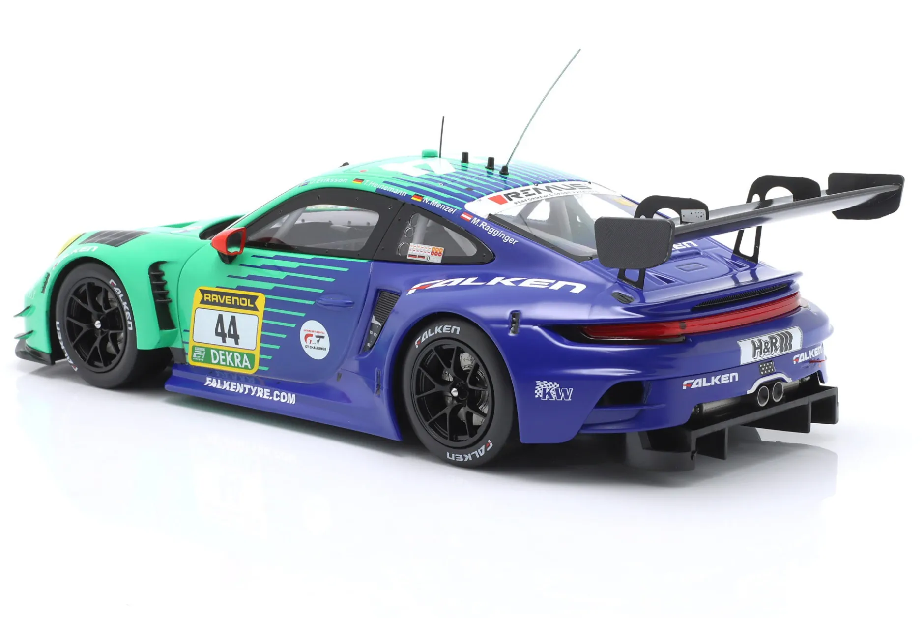Porsche 911 GT3 R #44 10th 24h Nürburgring 2024 Falken Motorsports 1:18 Ixo