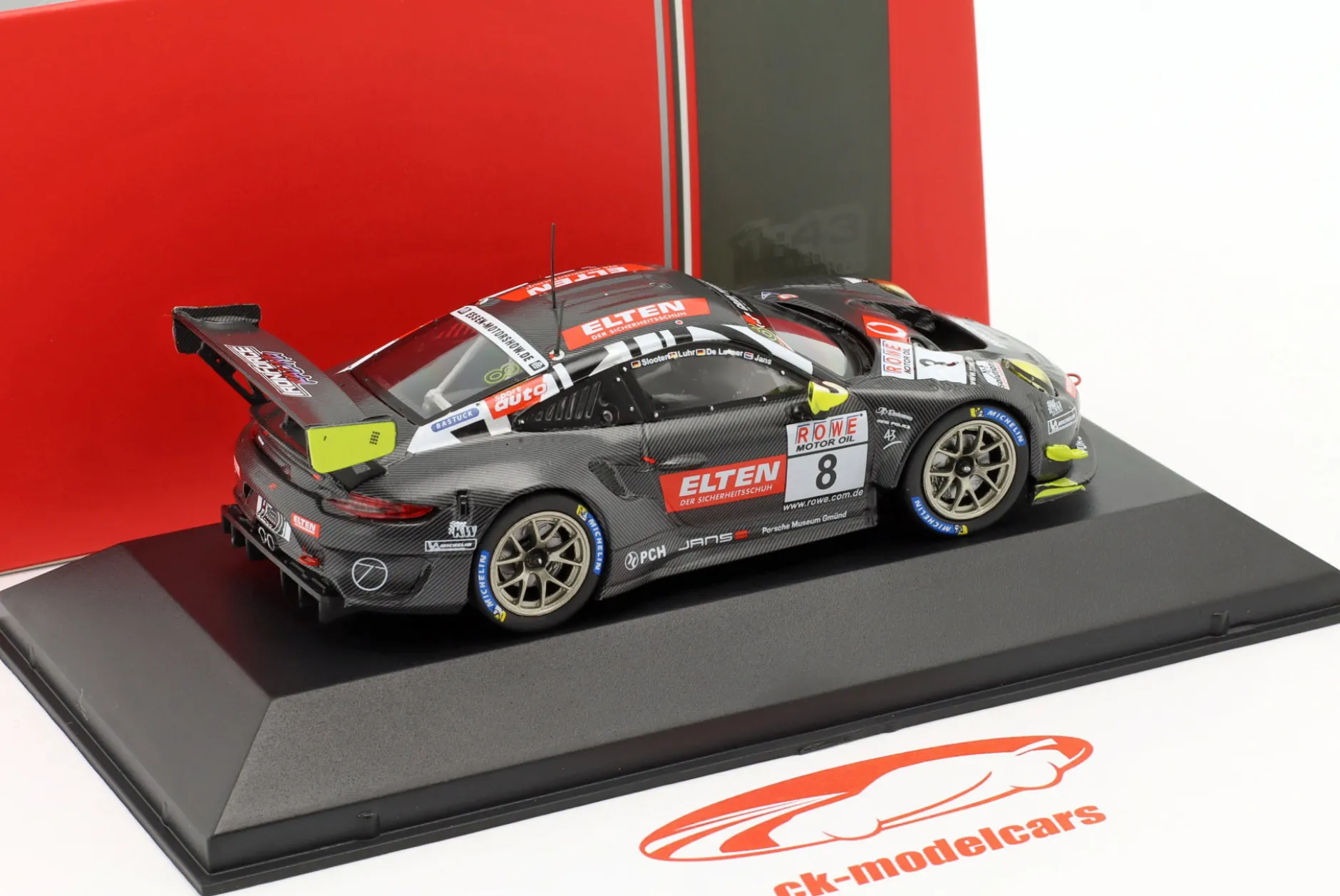 Porsche 911 GT3 R #8 VLN 1 Nürburgring 2019 Iron Force 1:43 Ixo