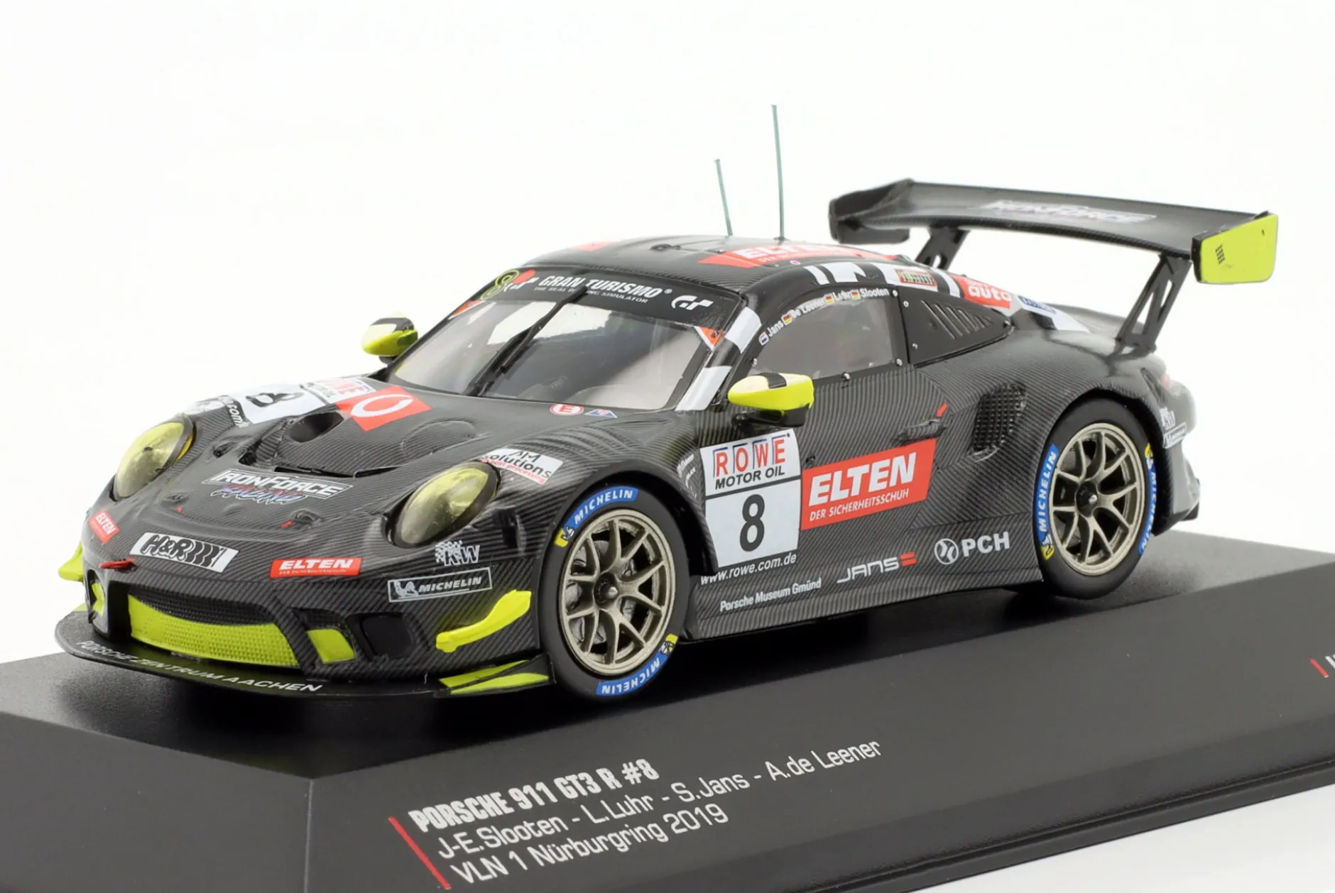 Porsche 911 GT3 R #8 VLN 1 Nürburgring 2019 Iron Force 1:43 Ixo