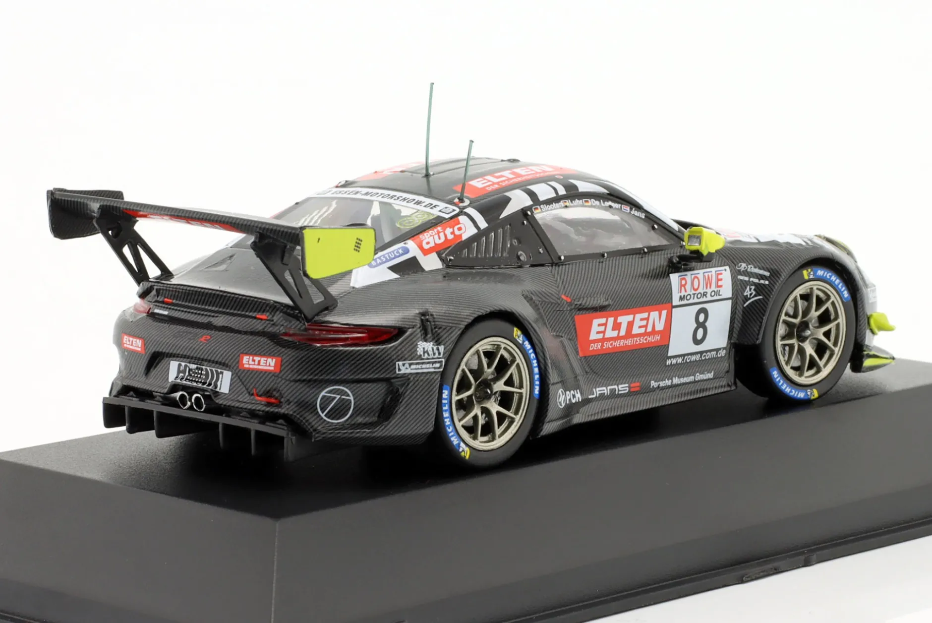 Porsche 911 GT3 R #8 VLN 1 Nürburgring 2019 Iron Force 1:43 Ixo