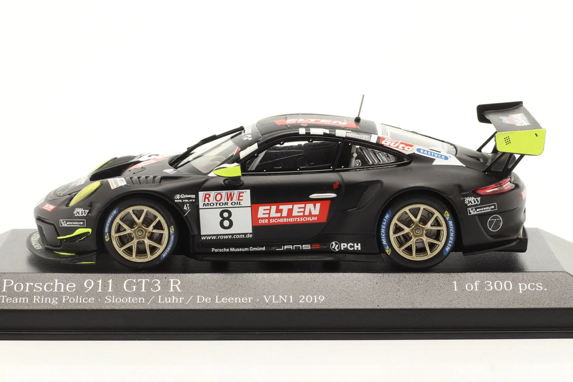 Porsche 911 GT3 R #8 VLN1 Nürburgring 2019 Iron Force 1:43 Minichamps