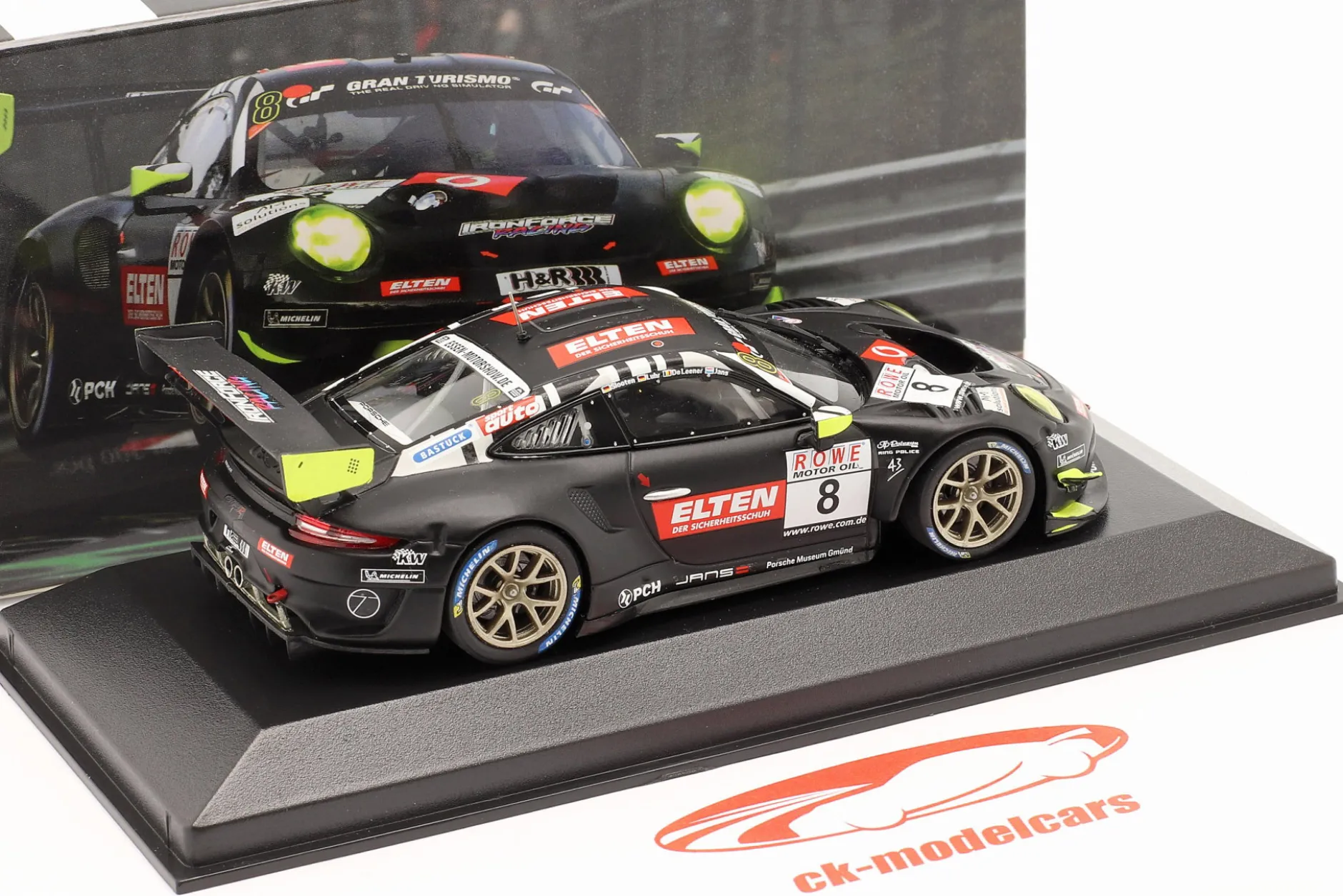 Porsche 911 GT3 R #8 VLN1 Nürburgring 2019 Iron Force 1:43 Minichamps