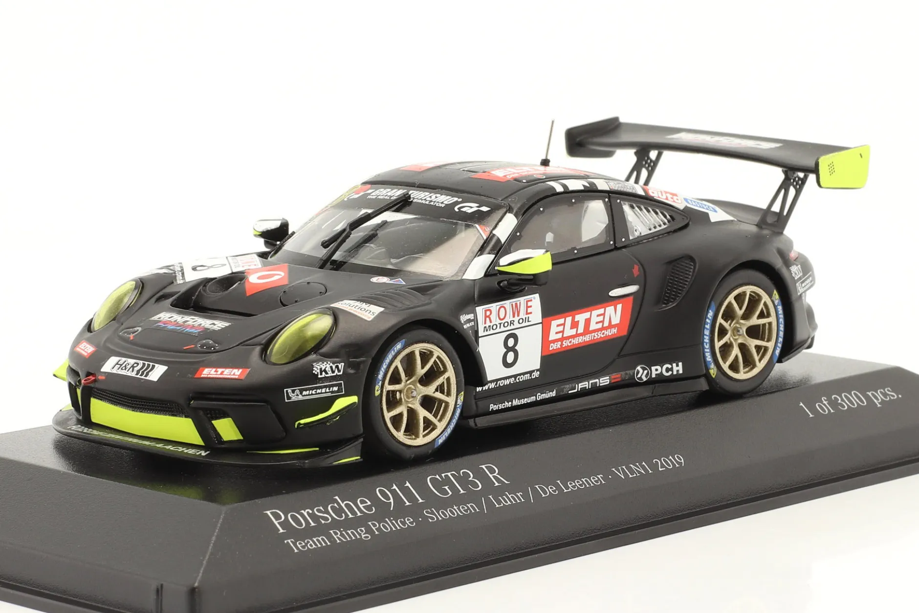 Porsche 911 GT3 R #8 VLN1 Nürburgring 2019 Iron Force 1:43 Minichamps