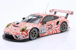 Porsche 911 GT3 R #911 VLN 9 Nürburgring 2018 Manthey Racing 1:18 Ixo
