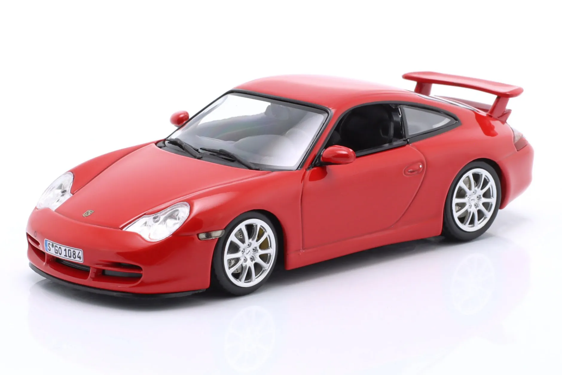 Porsche 911 (996.2) GT3 Test Nürburgring 2003 rot 1:43 Minichamps