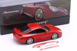 Porsche 911 (996.2) GT3 Test Nürburgring 2003 rot 1:43 Minichamps