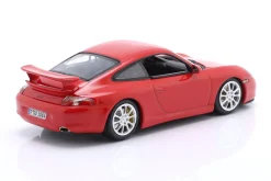 Porsche 911 (996.2) GT3 Test Nürburgring 2003 rot 1:43 Minichamps