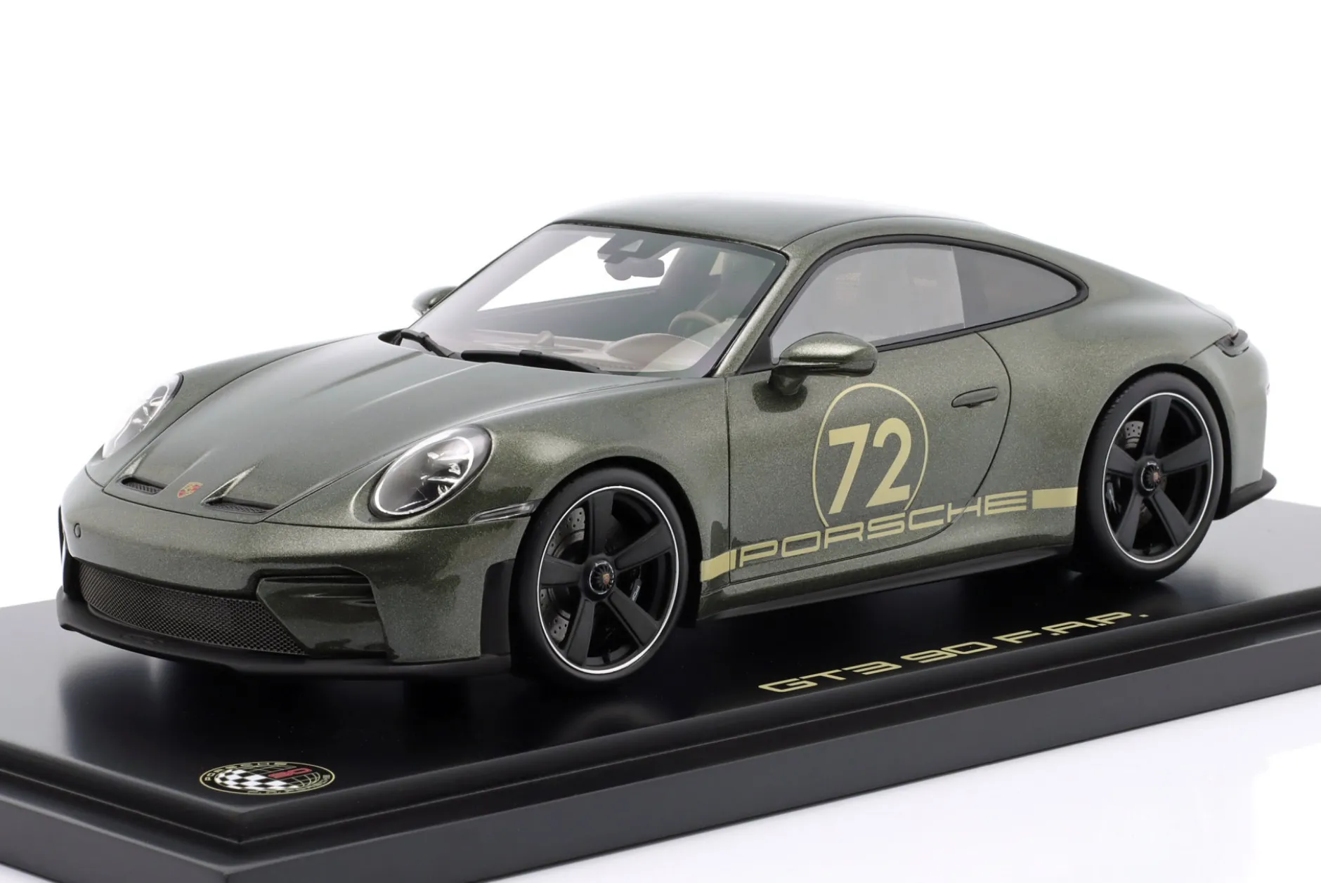 Porsche 911 (992.2) GT3 Touring 90.Geburtstag F. A. Porsche 2025 grün 1:18 Spark