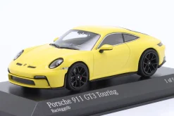 Porsche 911 (992) GT3 Touring 2021 racing gelb / schwarze Felgen 1:43 Minichamps