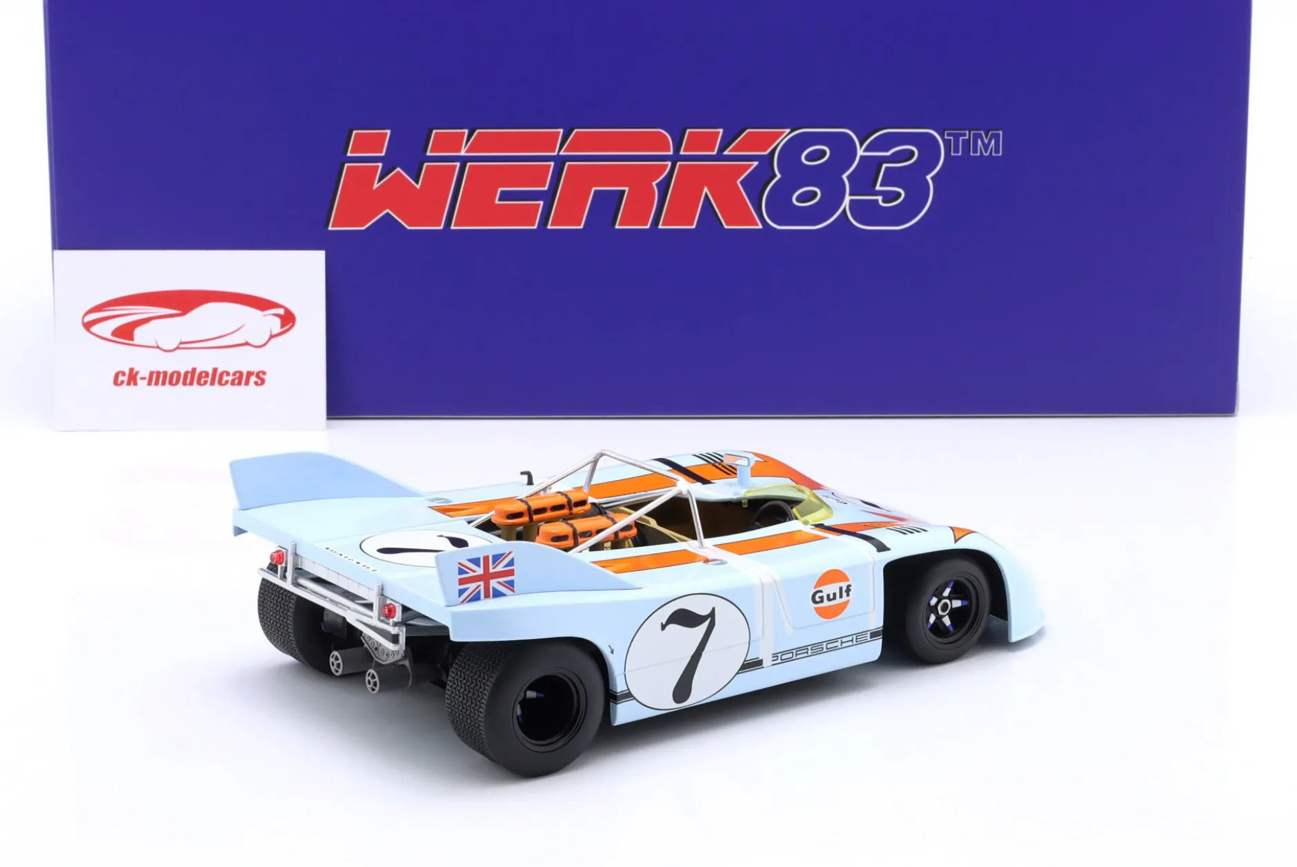 Porsche 908/03 Gulf #7 Targa Florio 1971 Siffert, Redman 1:18 WERK83