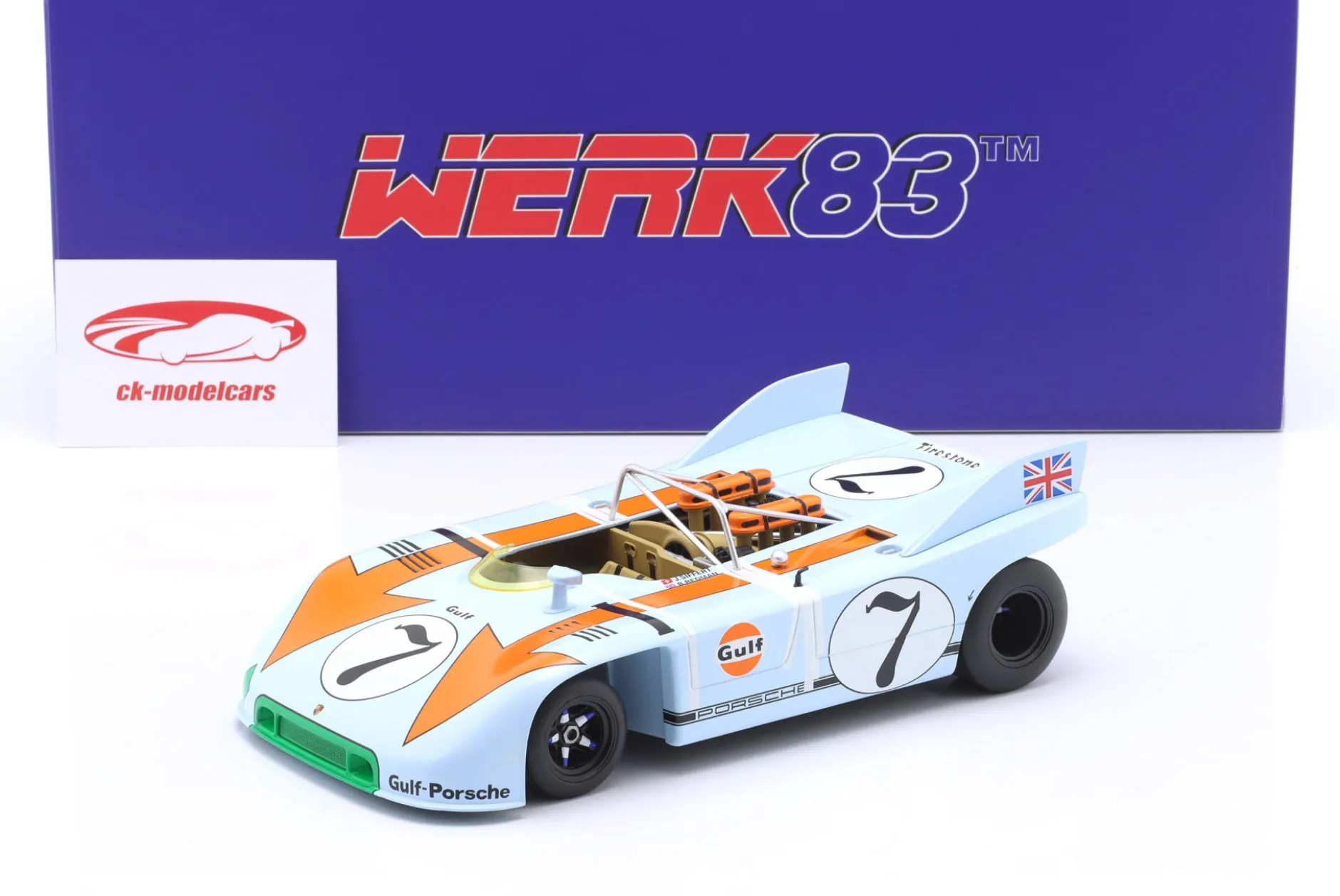 Porsche 908/03 Gulf #7 Targa Florio 1971 Siffert, Redman 1:18 WERK83