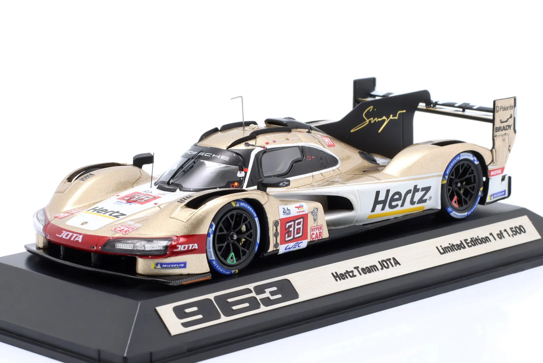 Porsche 963 #38 24h LeMans 2023 da Costa, Stevens, Yifei 1:43 Spark