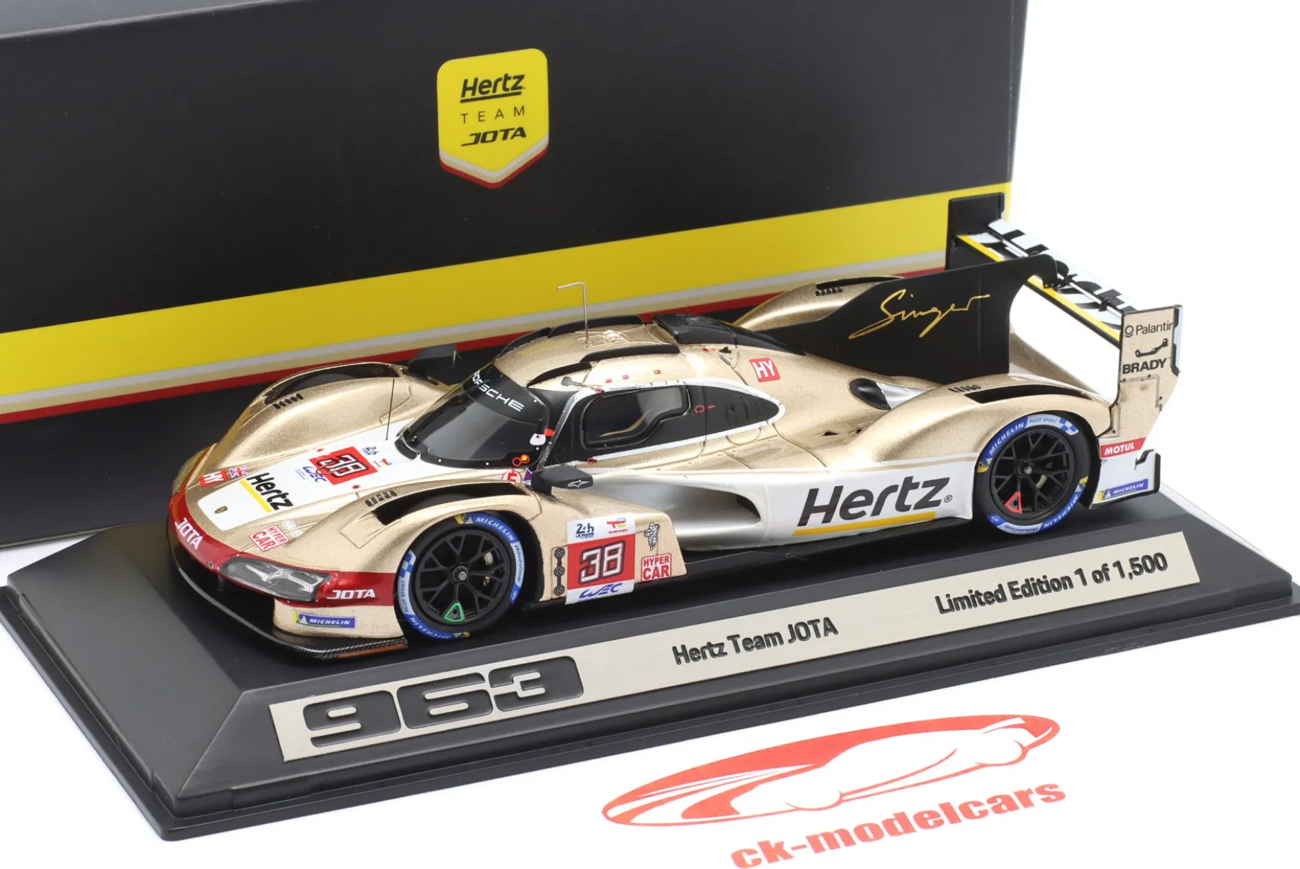 Porsche 963 #38 24h LeMans 2023 da Costa, Stevens, Yifei 1:43 Spark