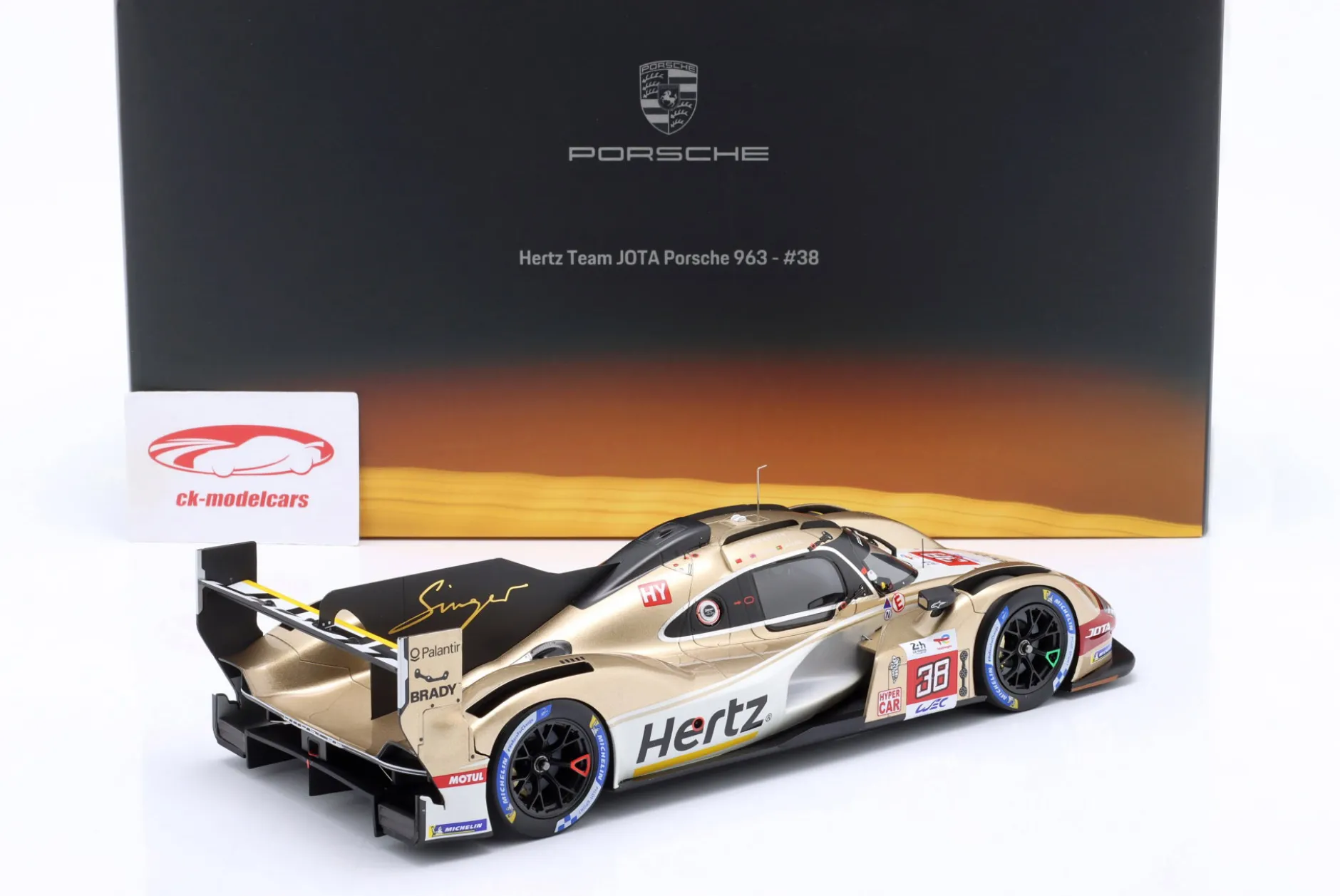 Porsche 963 #38 24h LeMans 2023 Hertz Team Jota 1:18 Spark