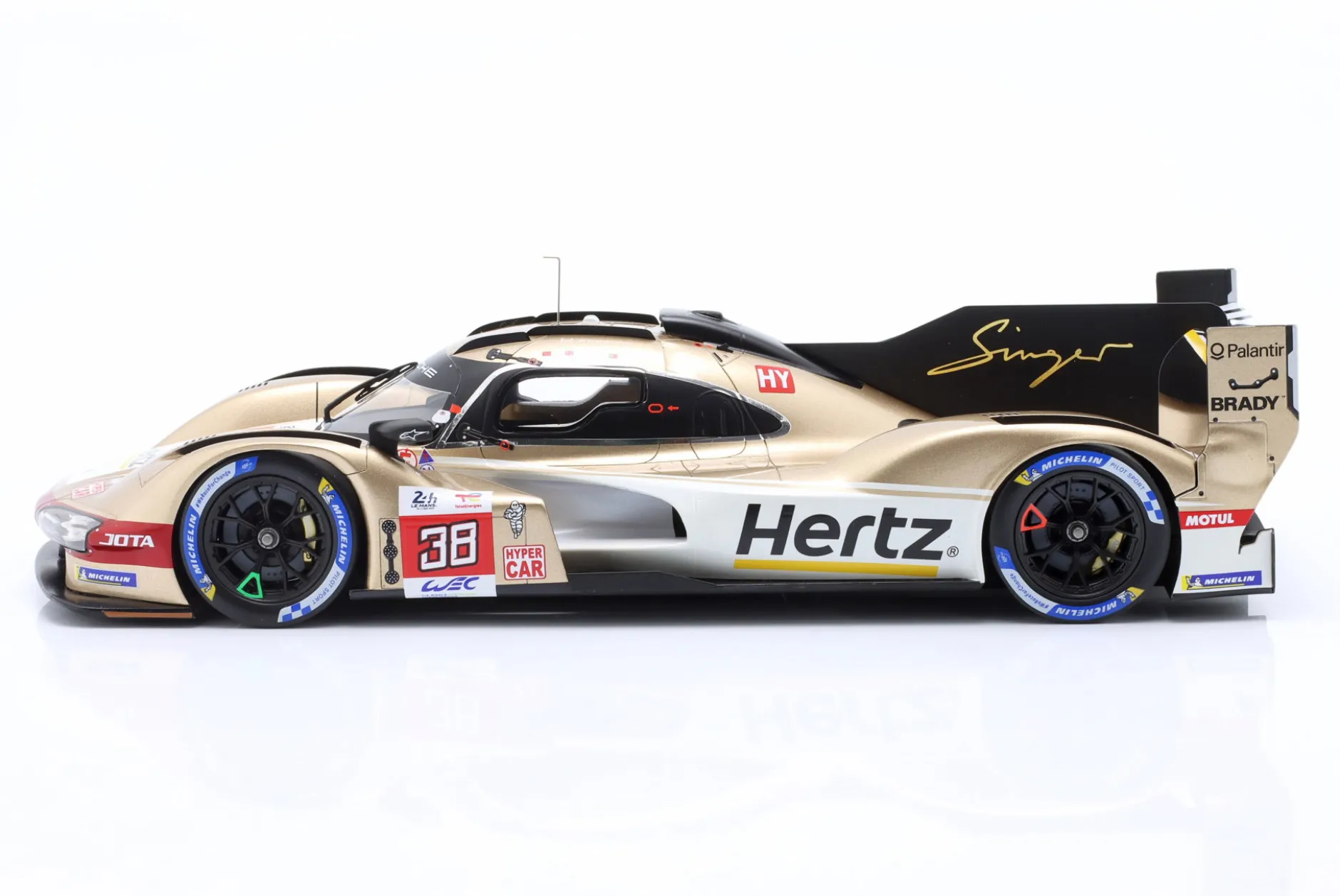Porsche 963 #38 24h LeMans 2023 Hertz Team Jota 1:18 Spark