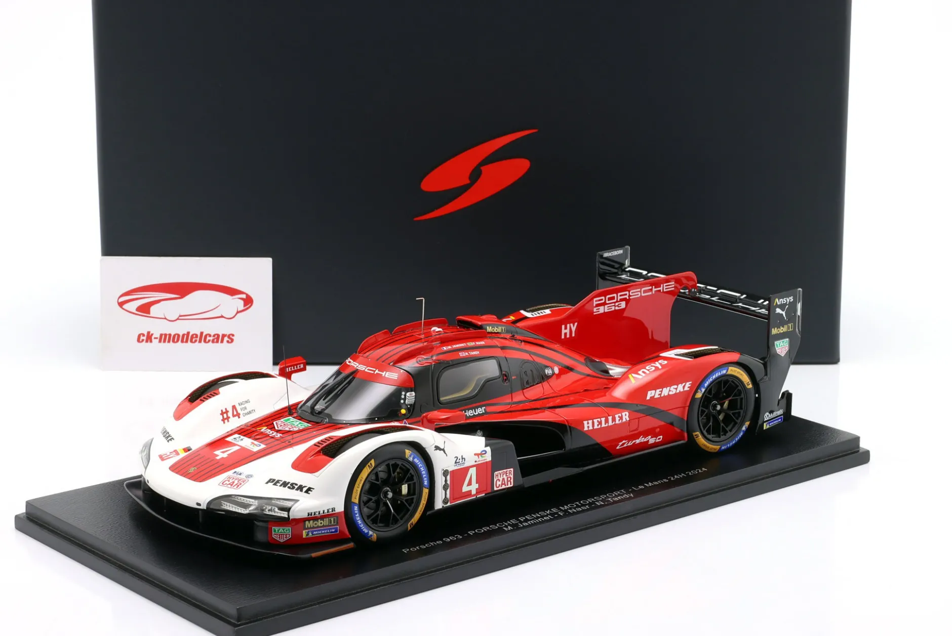 Porsche 963 #4 24h LeMans 2024 Porsche Penske Motorsport 1:18 Spark
