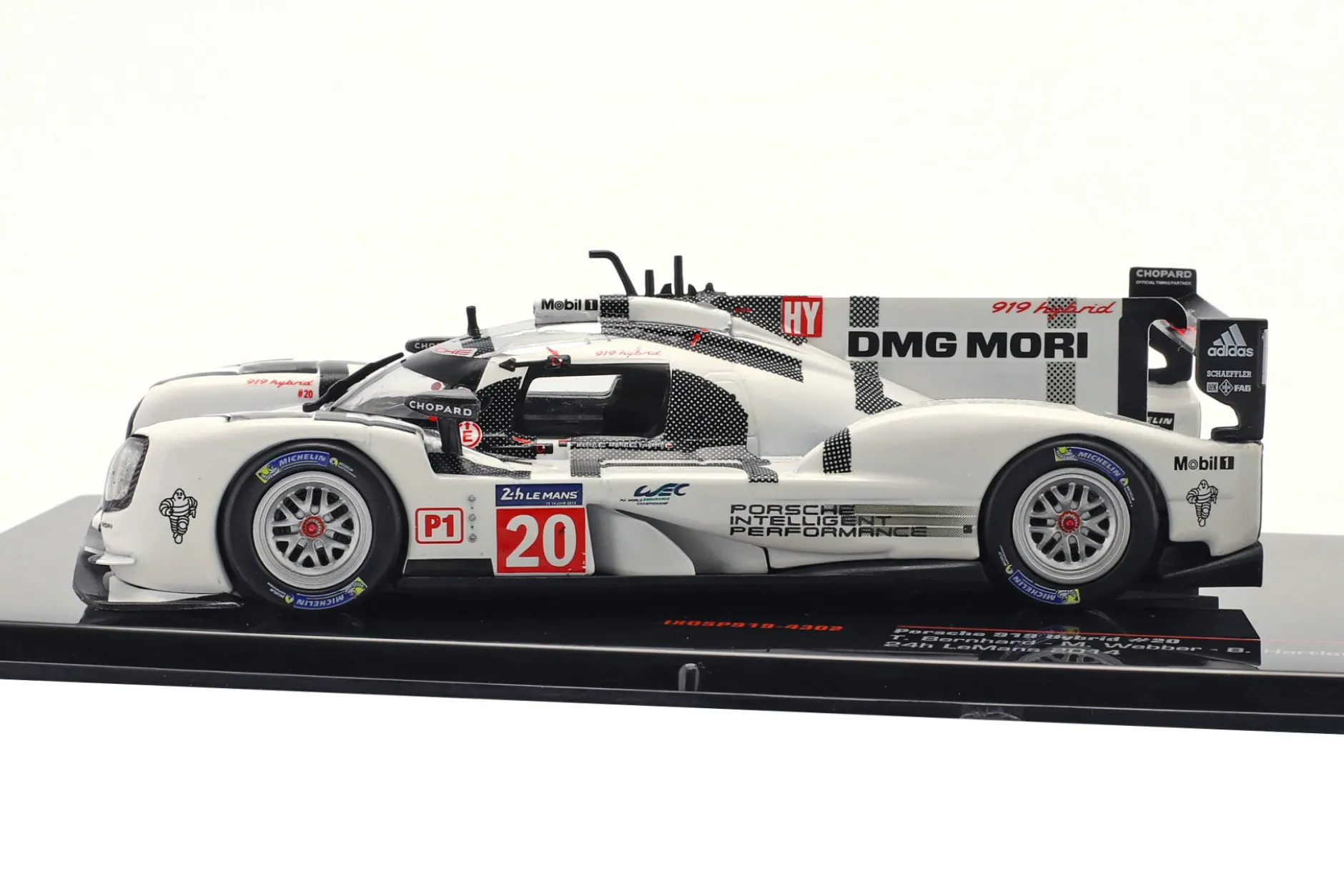 Porsche 919 Hybrid #20 24h LeMans 2014 Bernhard, Webber, Hartley 1:43 Ixo