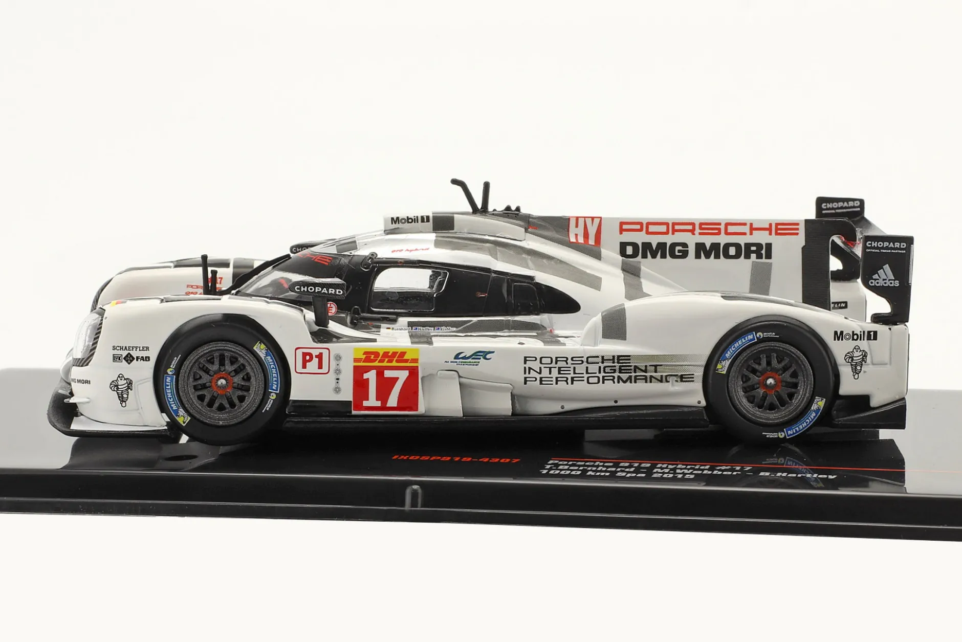 Porsche 919 Hybrid #17 1000km Spa 2015 Bernhard, Webber, Hartley 1:43 Ixo