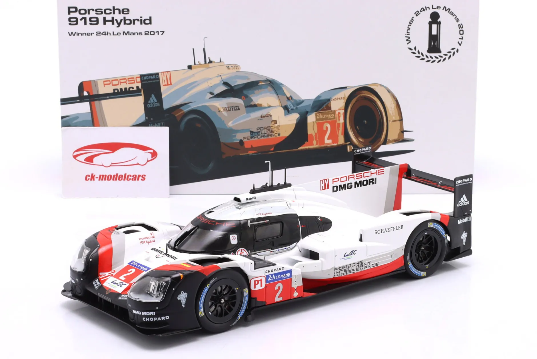 Porsche 919 Hybrid #2 Sieger 24h LeMans 2017 Bernhard, Hartley, Bamber 1:18 Ixo
