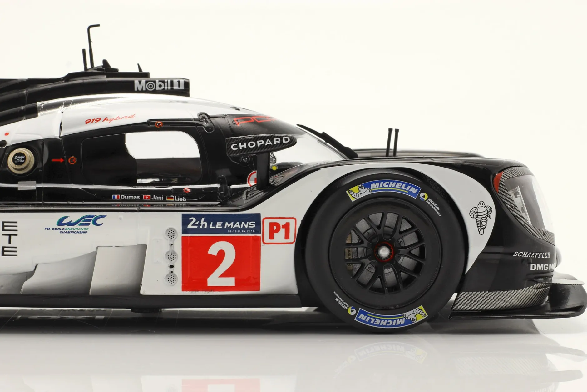 Porsche 919 Hybrid #2 Sieger 24h LeMans 2016 Lieb, Dumas, Jani 1:18 Ixo