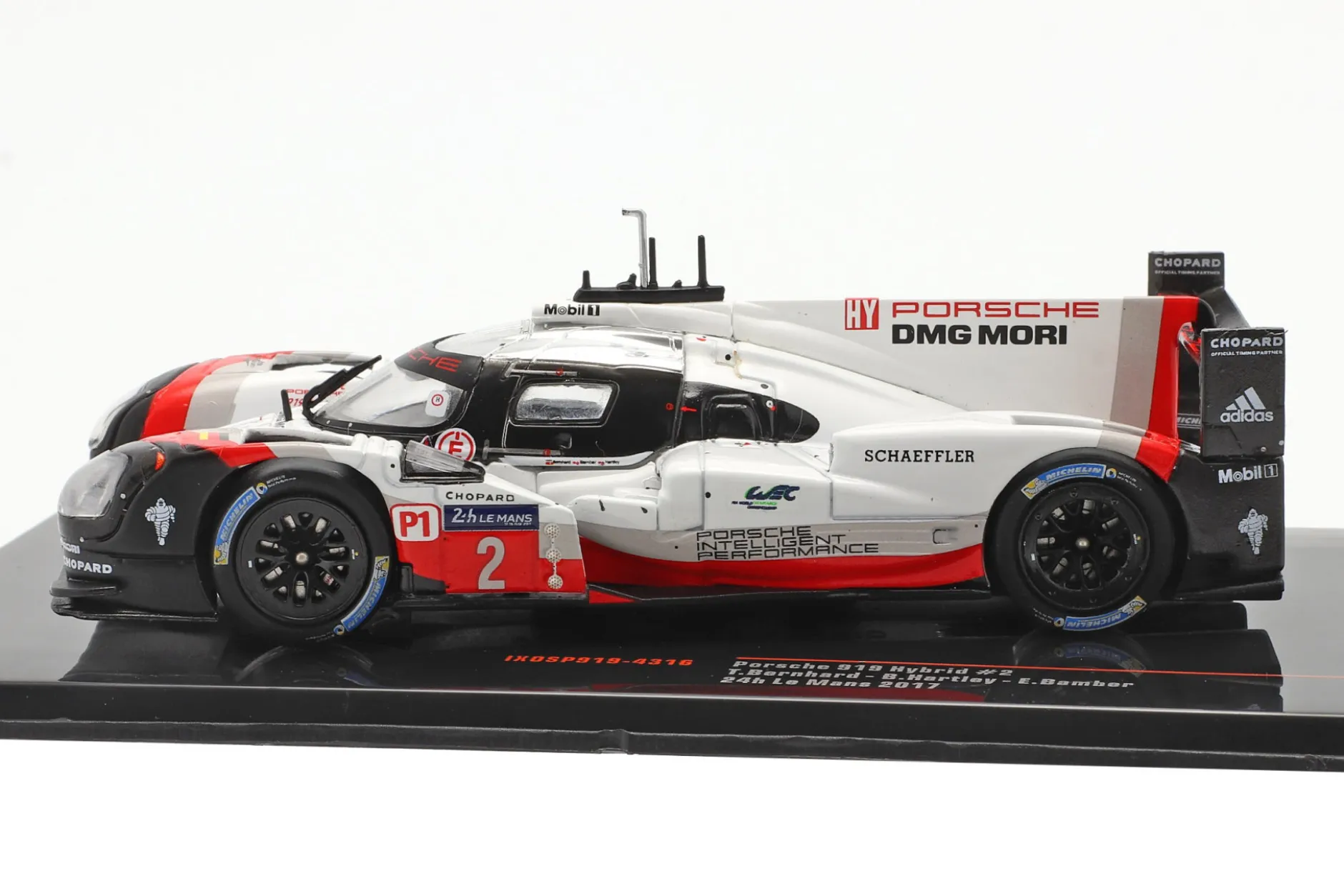 Porsche 919 Hybrid #2 Sieger 24h LeMans 2017 Bernhard, Hartley, Bamber 1:43 Ixo