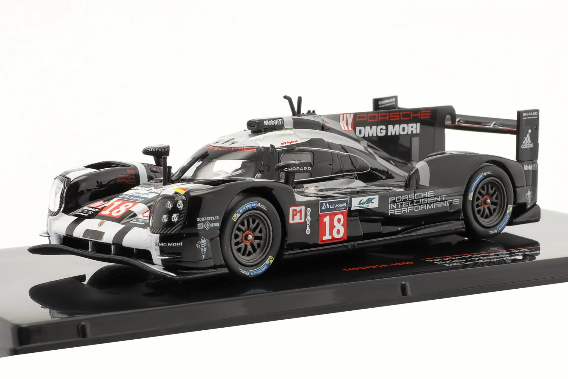 Porsche 919 Hybrid #18 5th 24h LeMans 2015 Lieb, Dumas, Jani 1:43 Ixo