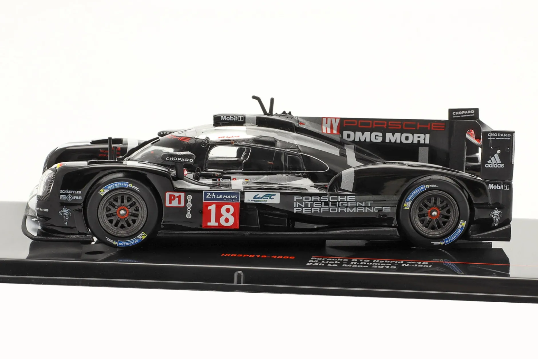 Porsche 919 Hybrid #18 5th 24h LeMans 2015 Lieb, Dumas, Jani 1:43 Ixo
