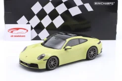 Porsche 911 (992 II) Carrera Coupe Baujahr 2024 gelb metallic 1:18 Minichamps