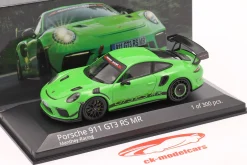 Porsche 911 (991 II) GT3 RS MR Manthey Racing grün 1:43 Minichamps