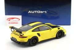 Porsche 911 (991 II) GT2 RS Weissach Package 2017 racing gelb 1:18 AUTOart