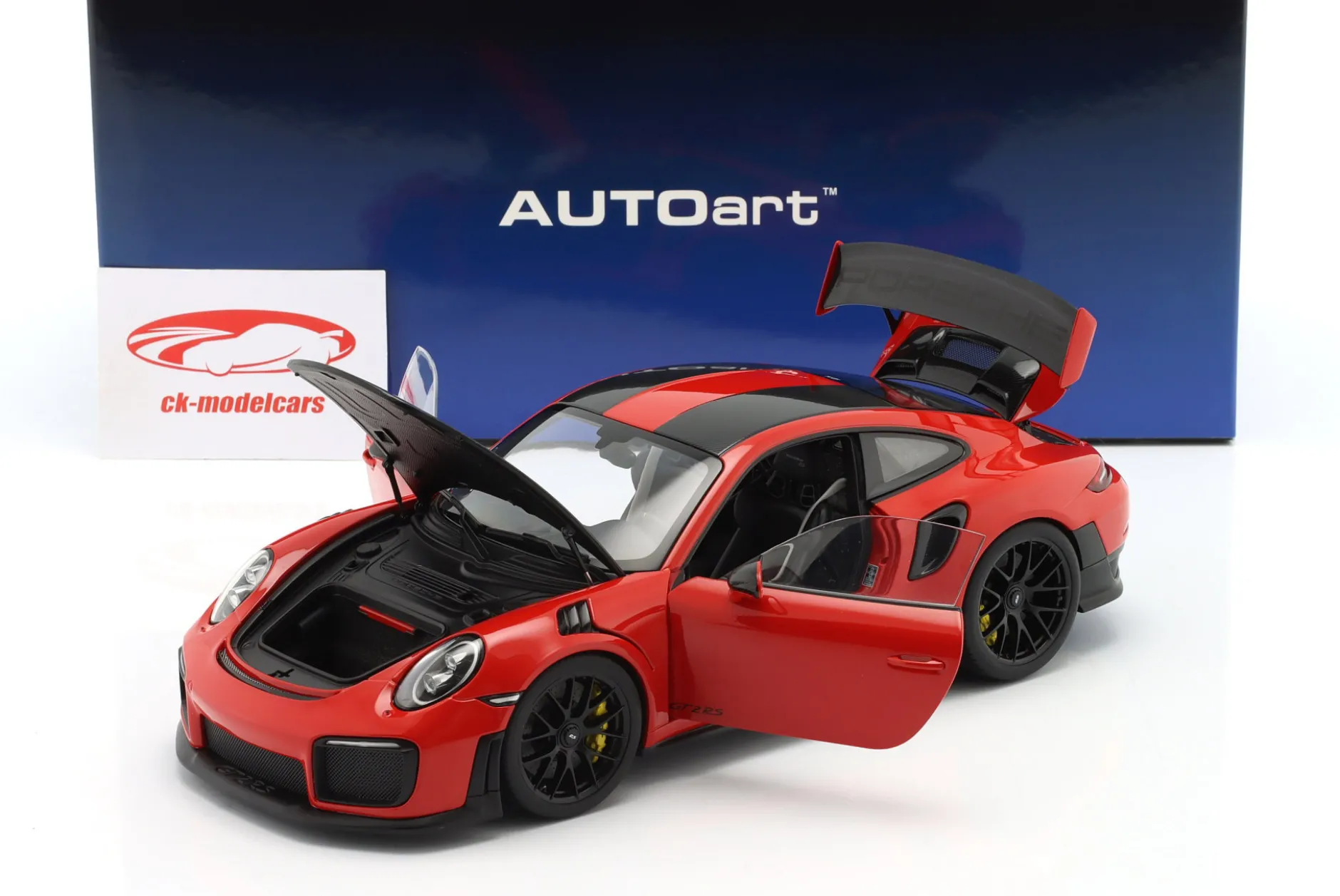 Porsche 911 (991 II) GT2 RS Weissach Package 2017 indischrot 1:18 AUTOart