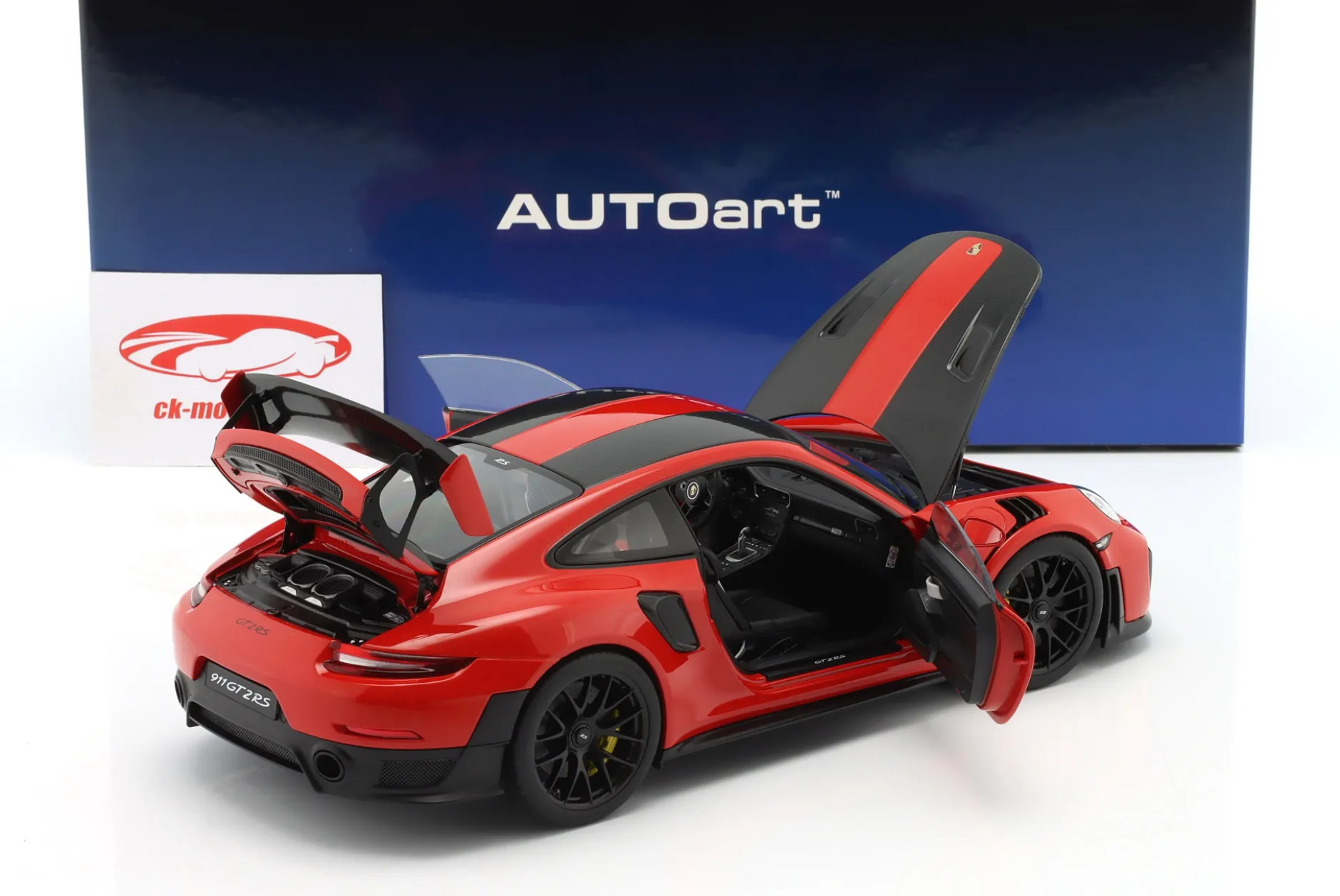 Porsche 911 (991 II) GT2 RS Weissach Package 2017 indischrot 1:18 AUTOart
