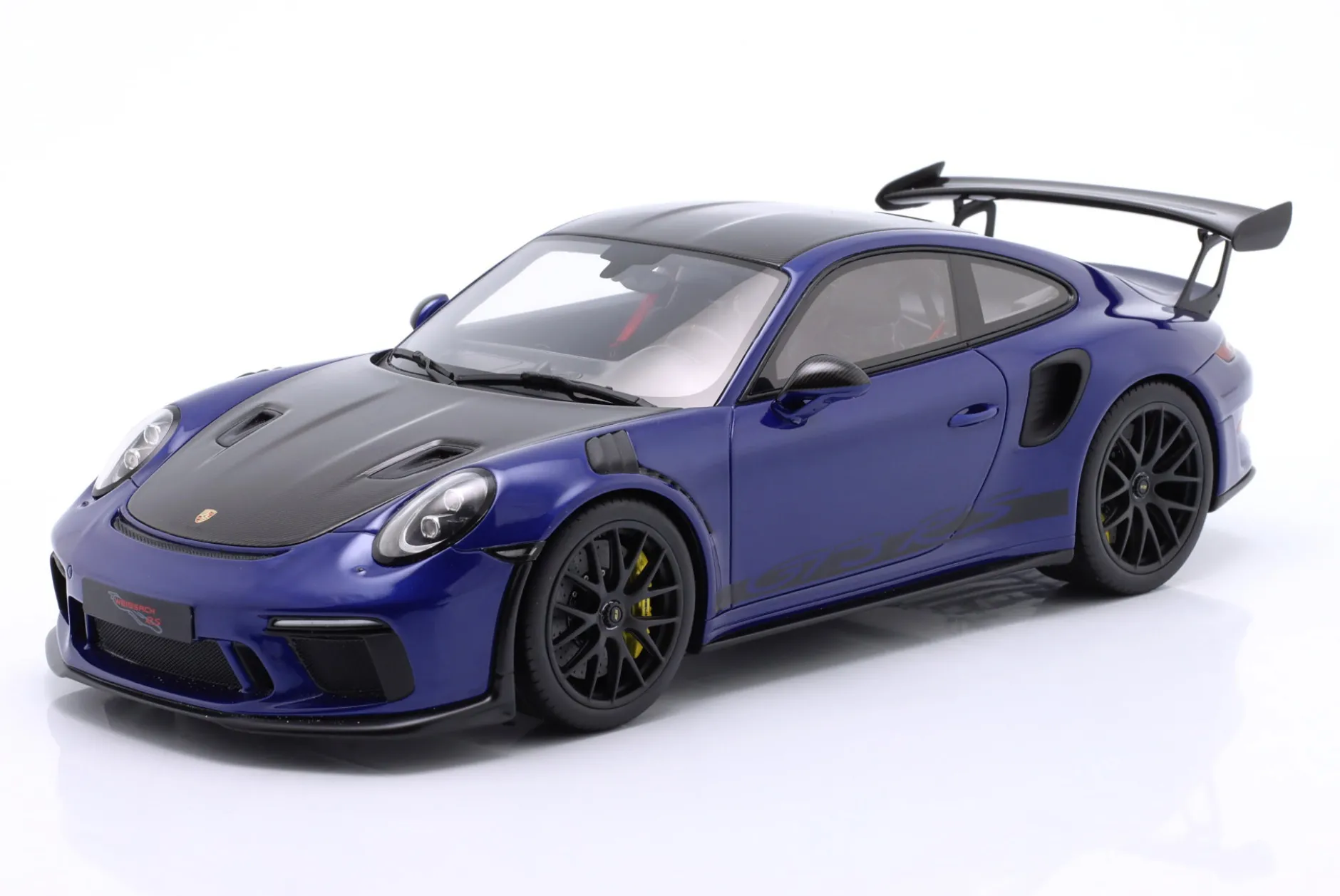 Porsche 911 (991 II) GT3 RS Weissach-Paket 2018 San Marino blau 1:18 GT-Spirit