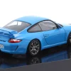 Porsche 911 (997 II) GT3 Test Nürburgring 2009 blau 1:43 Minichamps