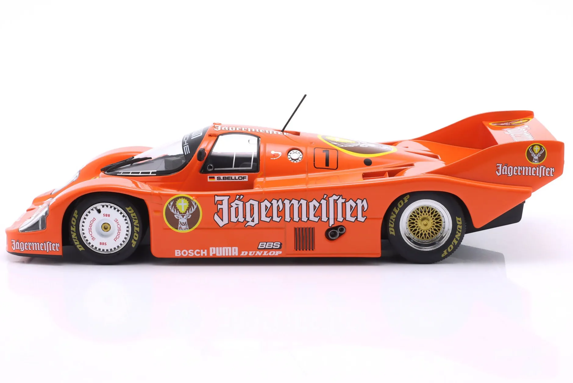Porsche 956K Brun #1 3rd 200 Meilen Norisring DRM 1984 Stefan Bellof 1:18 WERK83