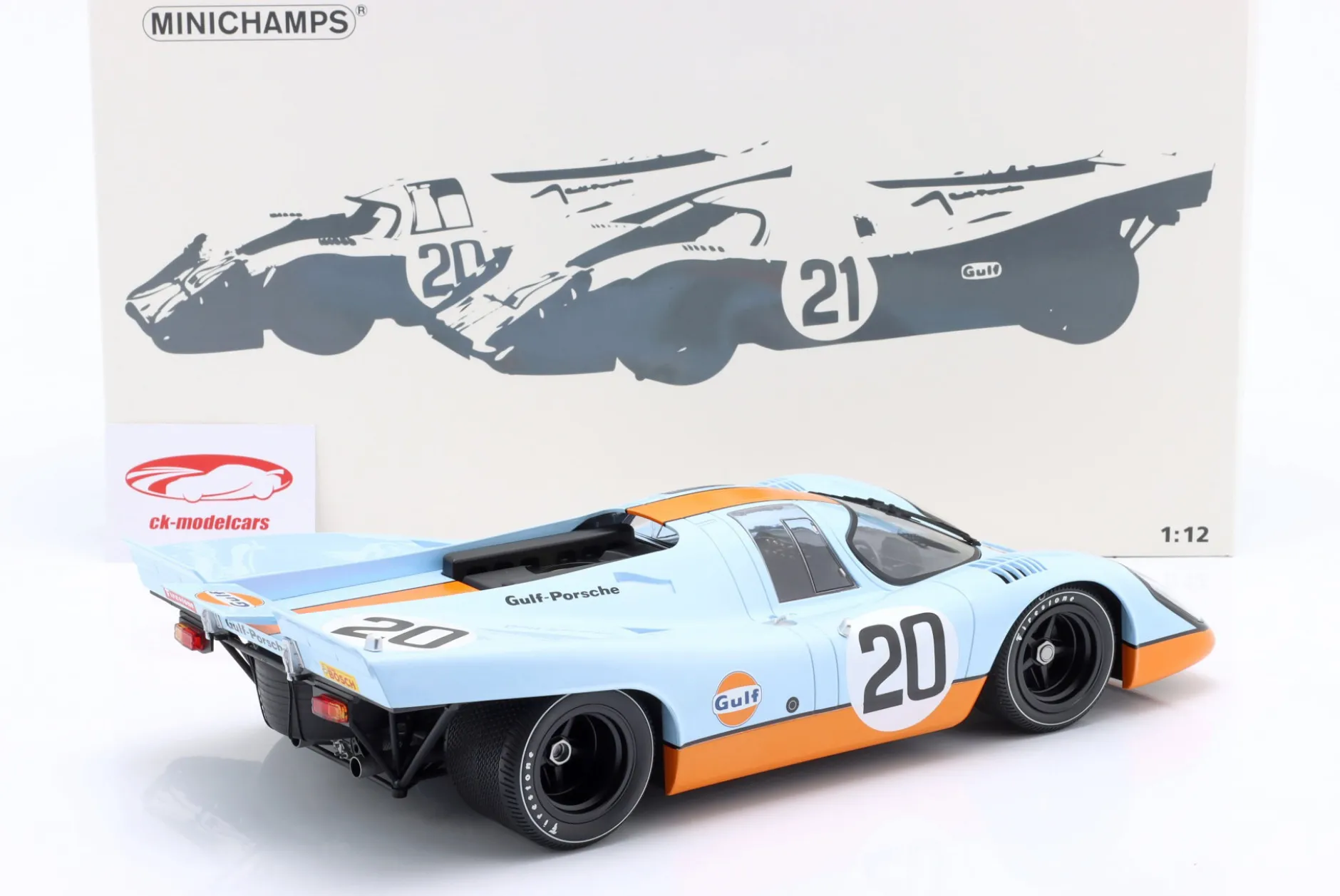 Porsche 917K #20 24h LeMans 1970 Siffert, Redman 1:12 Minichamps
