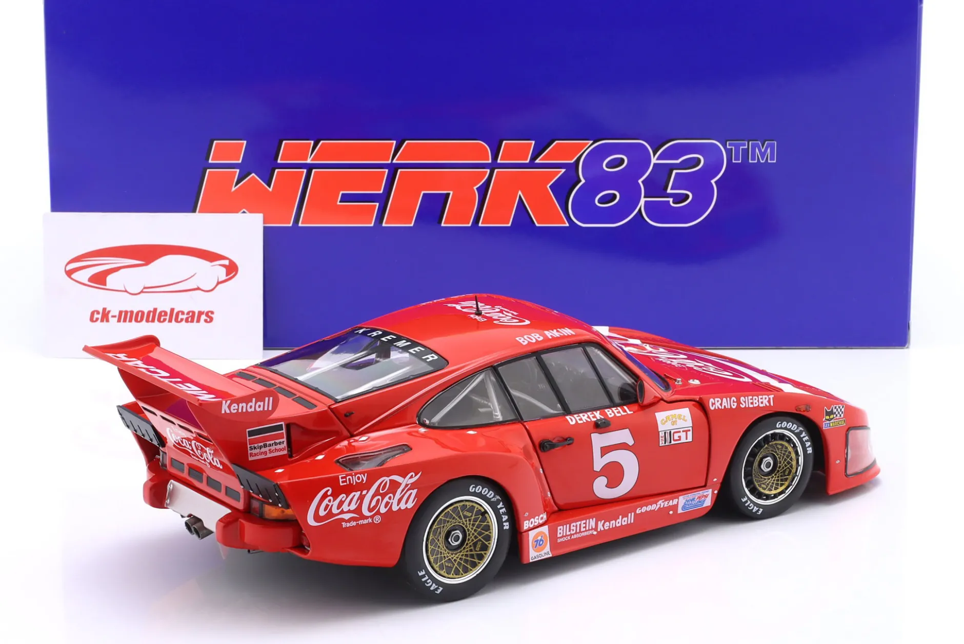 Porsche 935 K3 #5 2nd 24h Daytona 1981 Akin, Siebert, Bell 1:18 WERK83