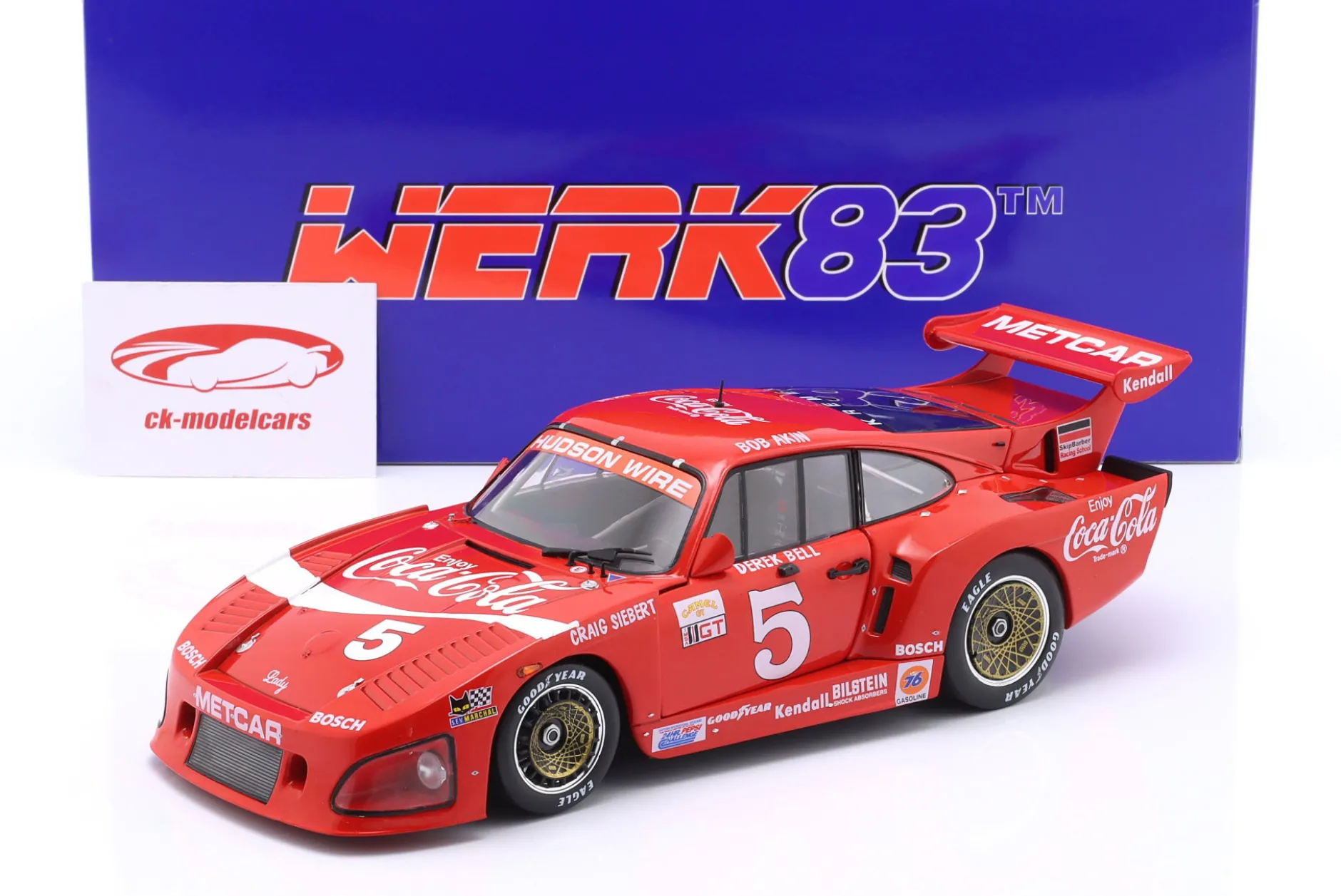 Porsche 935 K3 #5 2nd 24h Daytona 1981 Akin, Siebert, Bell 1:18 WERK83