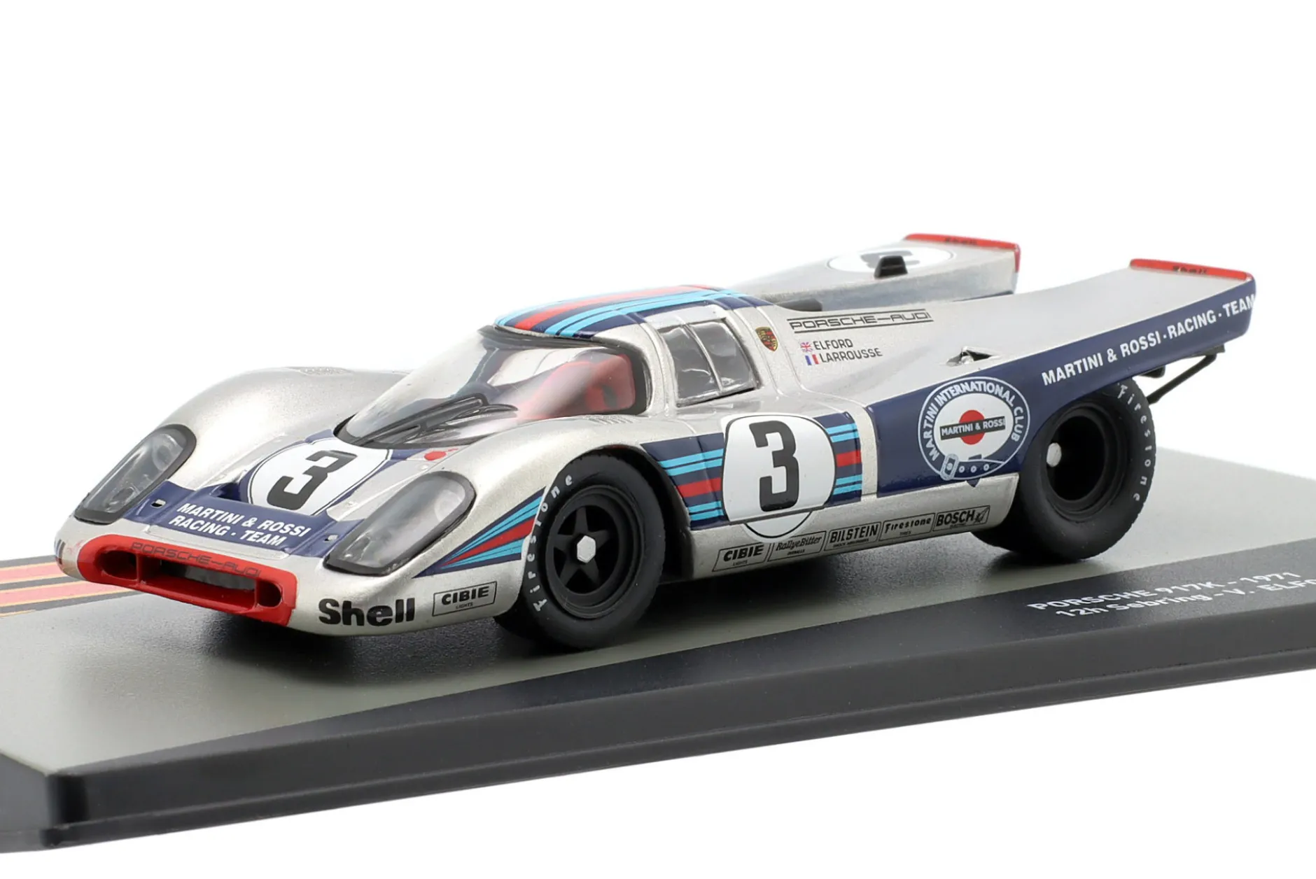 Porsche 917K #3 Sieger 12h Sebring 1971 Elford, Larrousse 1:43 Altaya
