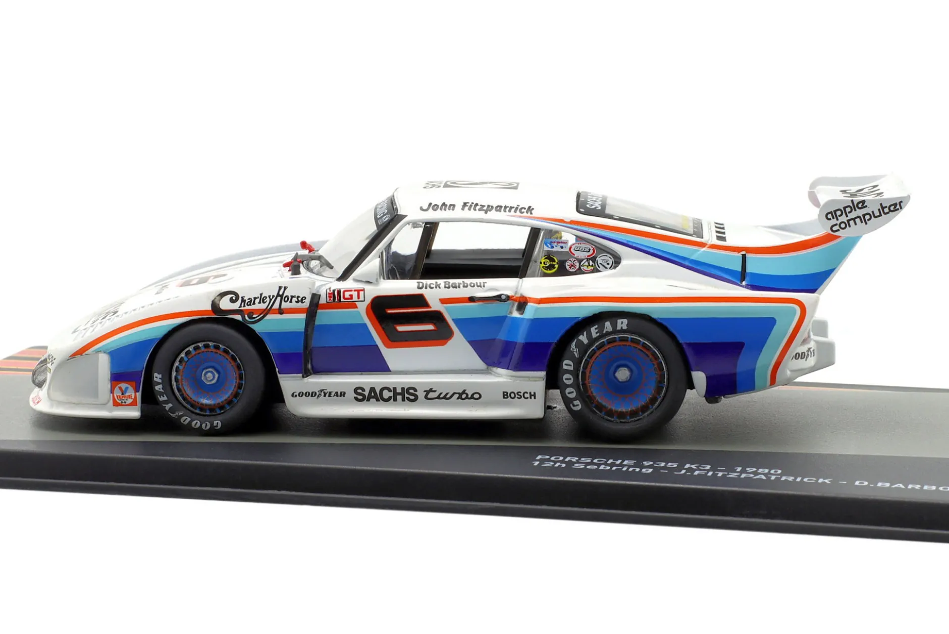 Porsche 935 K3 #6 Sieger 12h Sebring 1980 Fitzpatrick, Barbour 1:43 Altaya