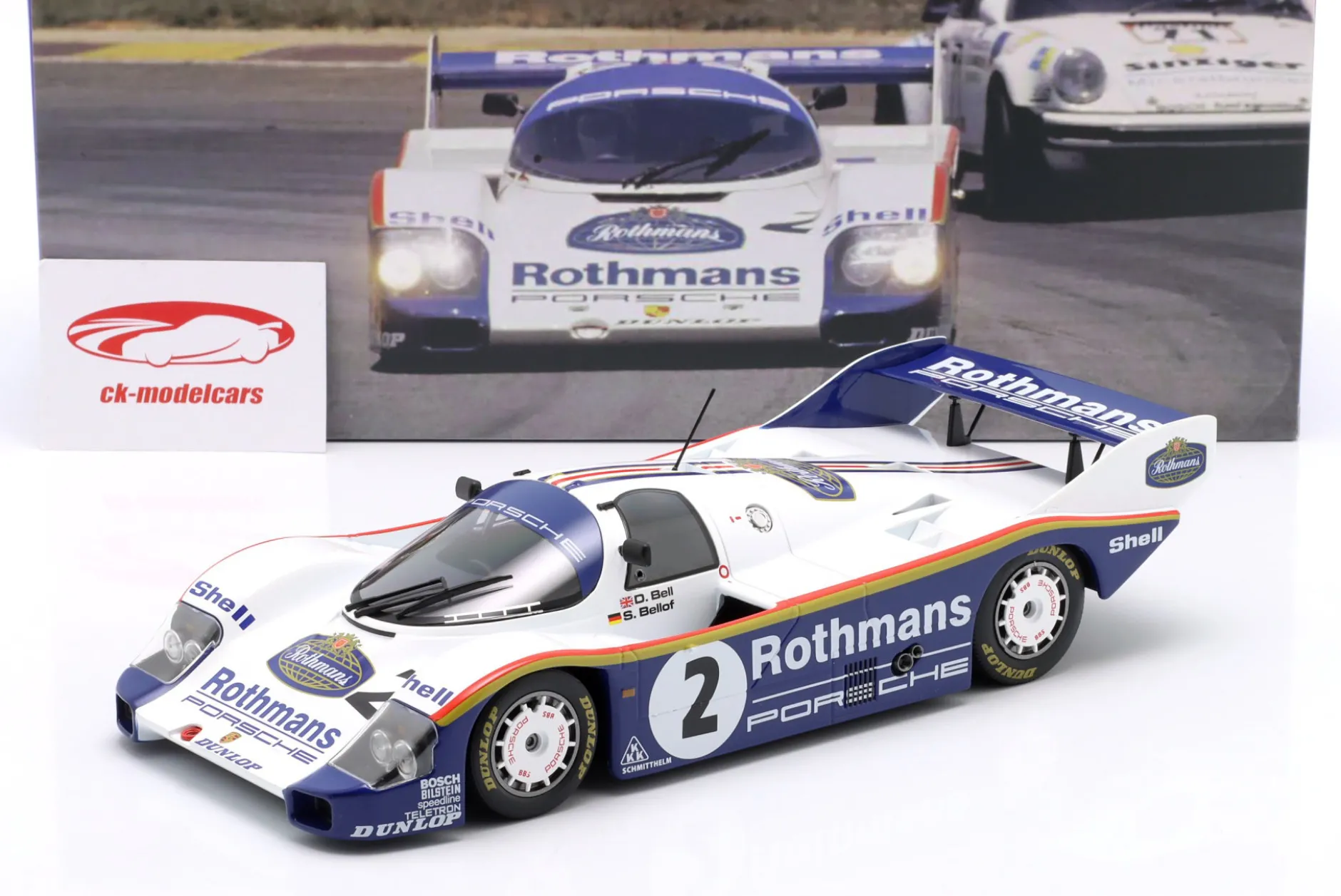 Porsche 956K #2 Sieger 1000km Sandown Park 1984 Bellof, Bell 1:18 WERK83