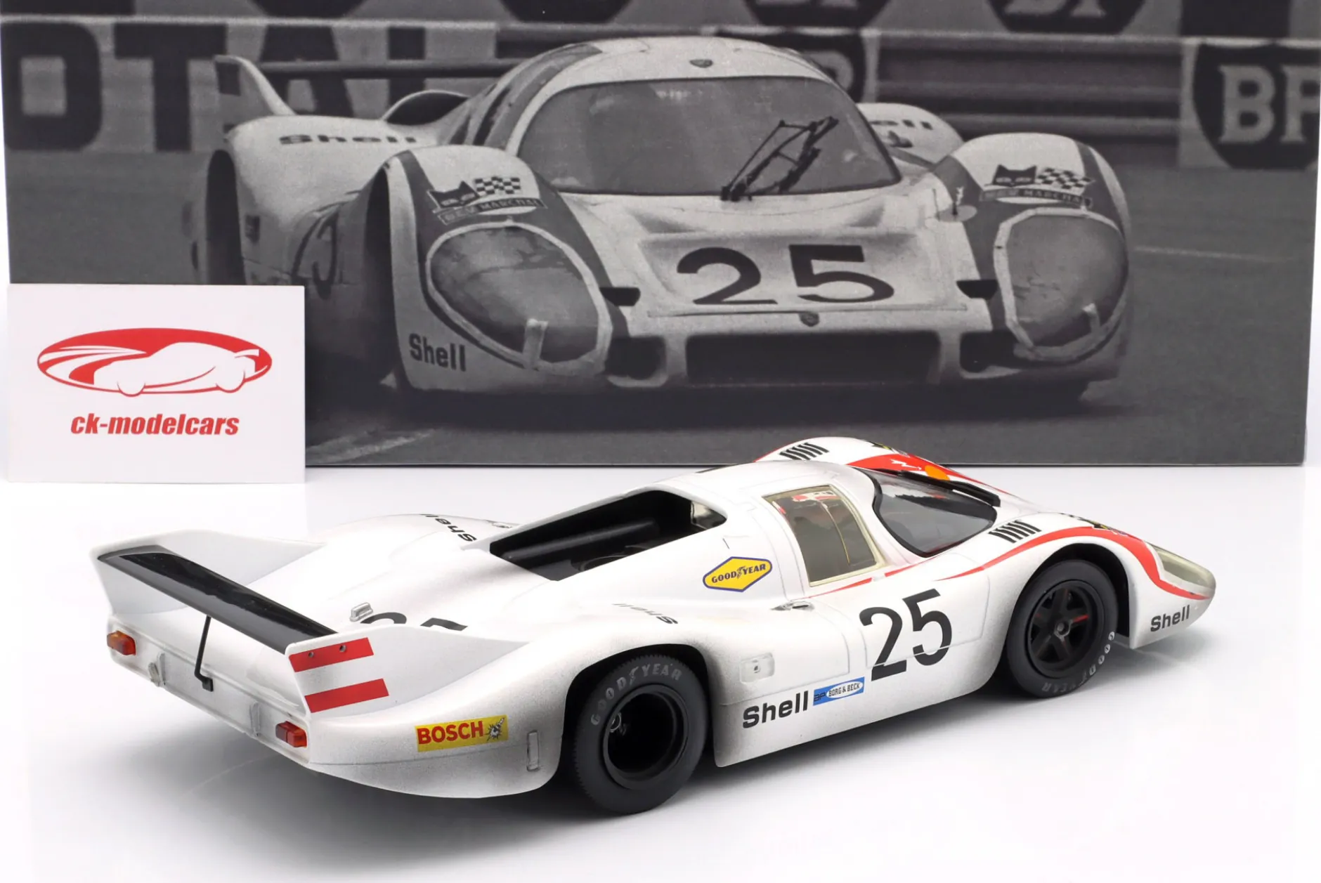 Porsche 917LH Dirty Version #25 24h LeMans 1970 Elford, Ahrens 1:18 WERK83