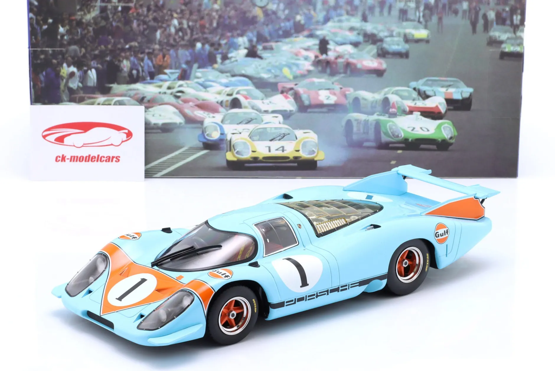 Porsche 917 LH Gulf #1 Presse Version 1969 1:18 WERK83