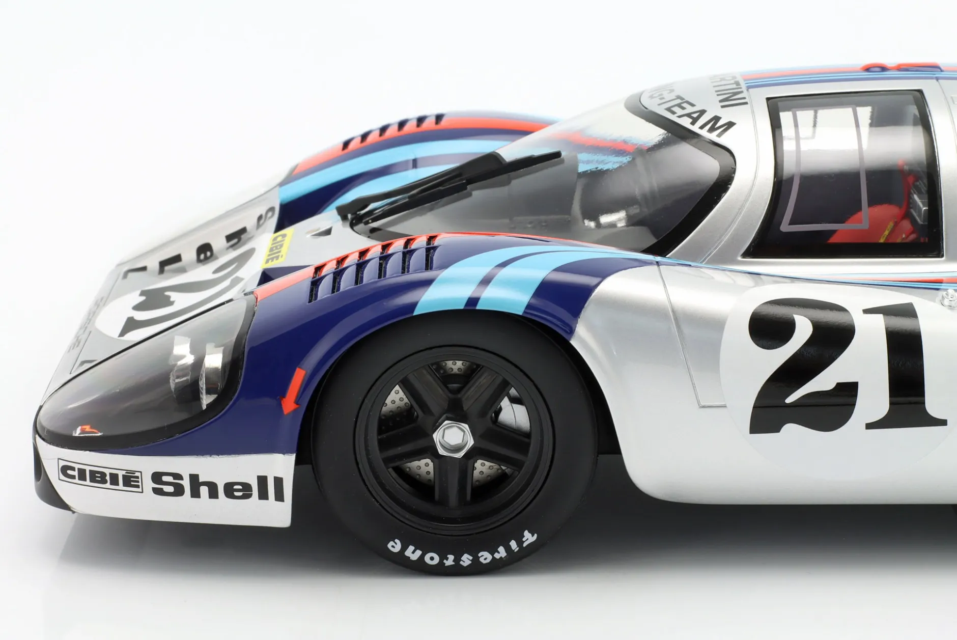 Porsche 917 LH #21 24h LeMans 1971 Larrousse, Elford 1:12 CMR