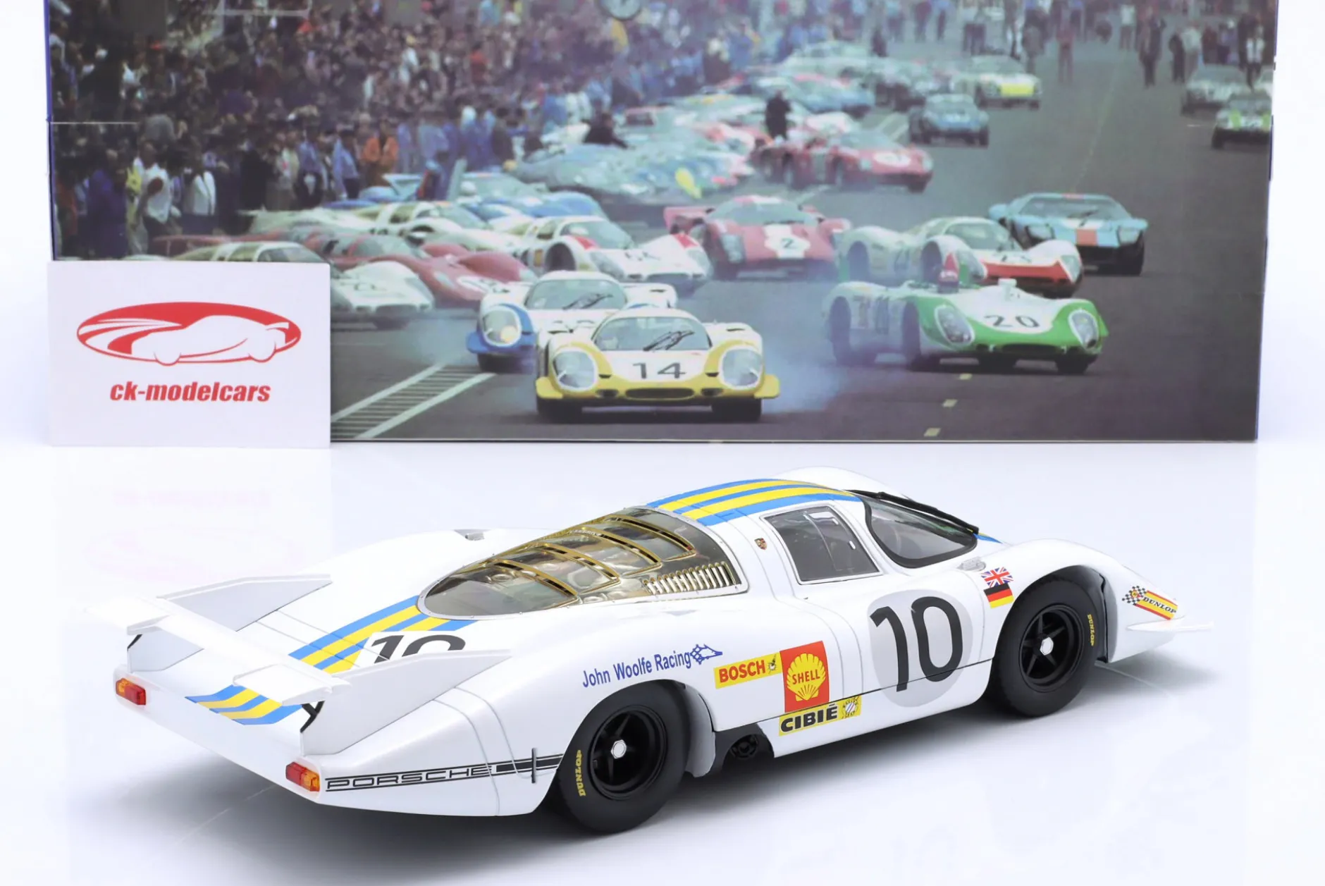 Porsche 917 LH #10 24h LeMans 1969 Woolfe, Linge 1:18 WERK83
