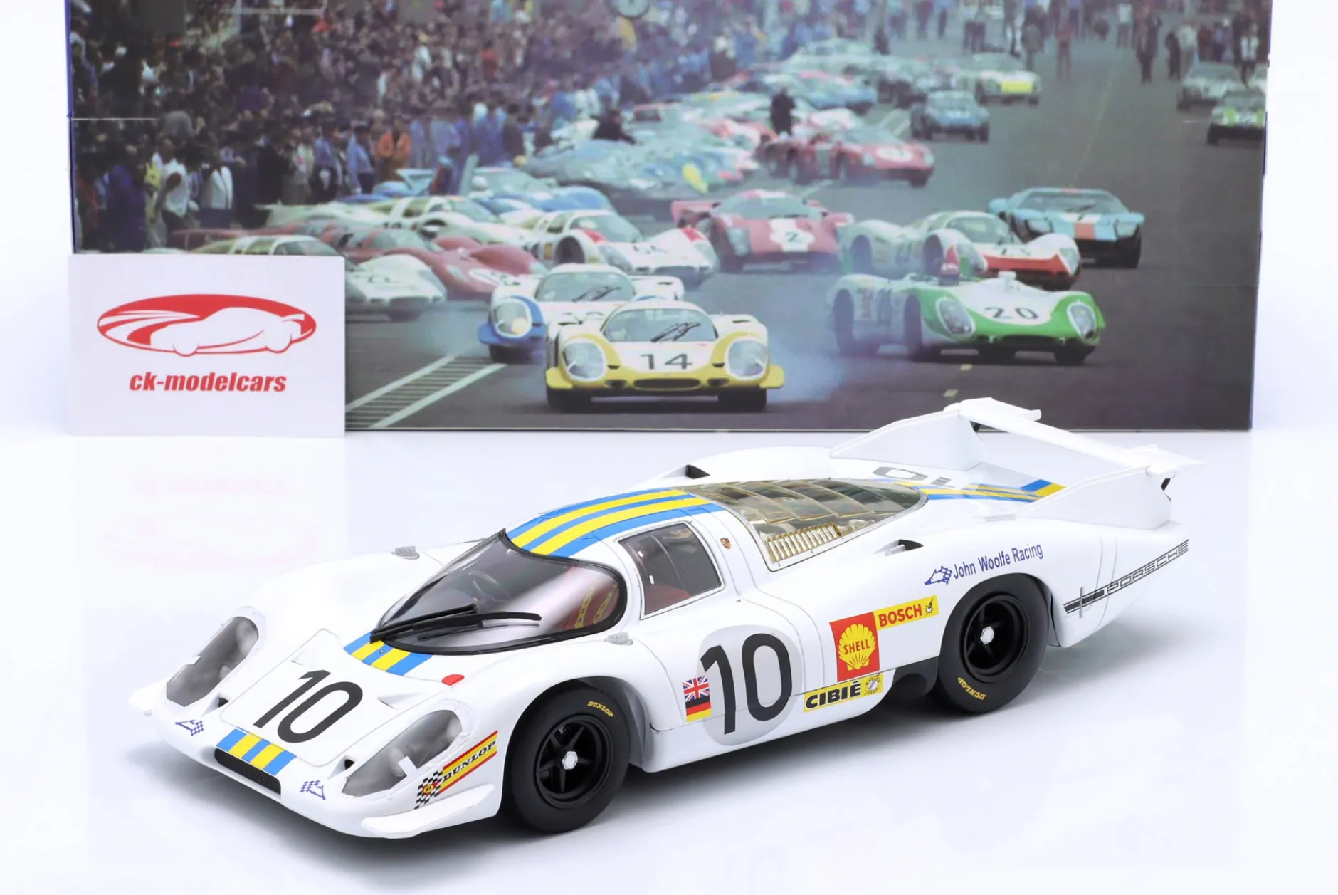 Porsche 917 LH #10 24h LeMans 1969 Woolfe, Linge 1:18 WERK83